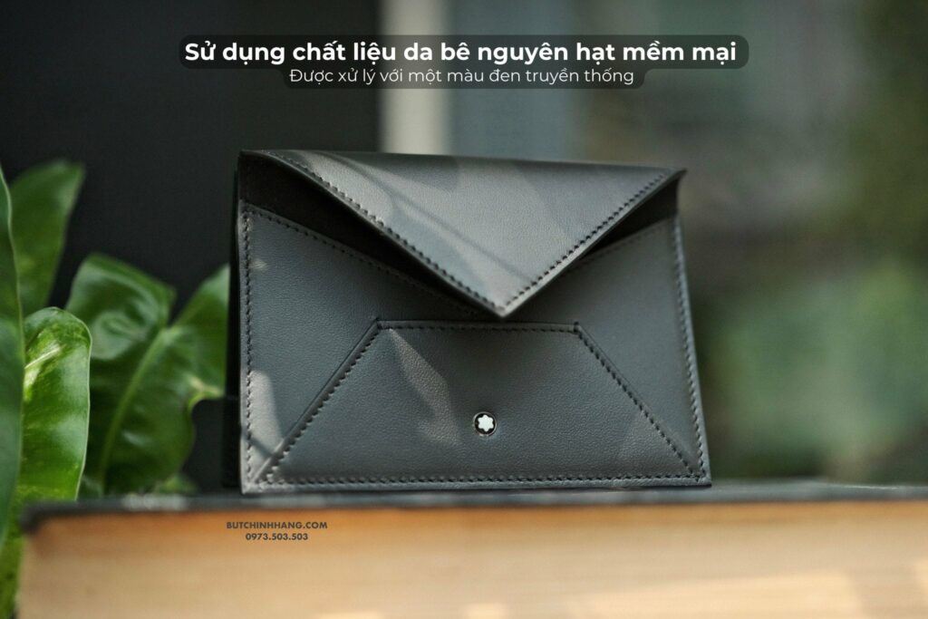 Chiếc ví hộ chiếu có thiết kế hình phong thư độc đáo - Montblanc Meisterstuck Selection Soft 131262 - chiec vi ho chieu co thiet ke hinh phong thu doc dao montblanc meisterstuck selection soft 131264