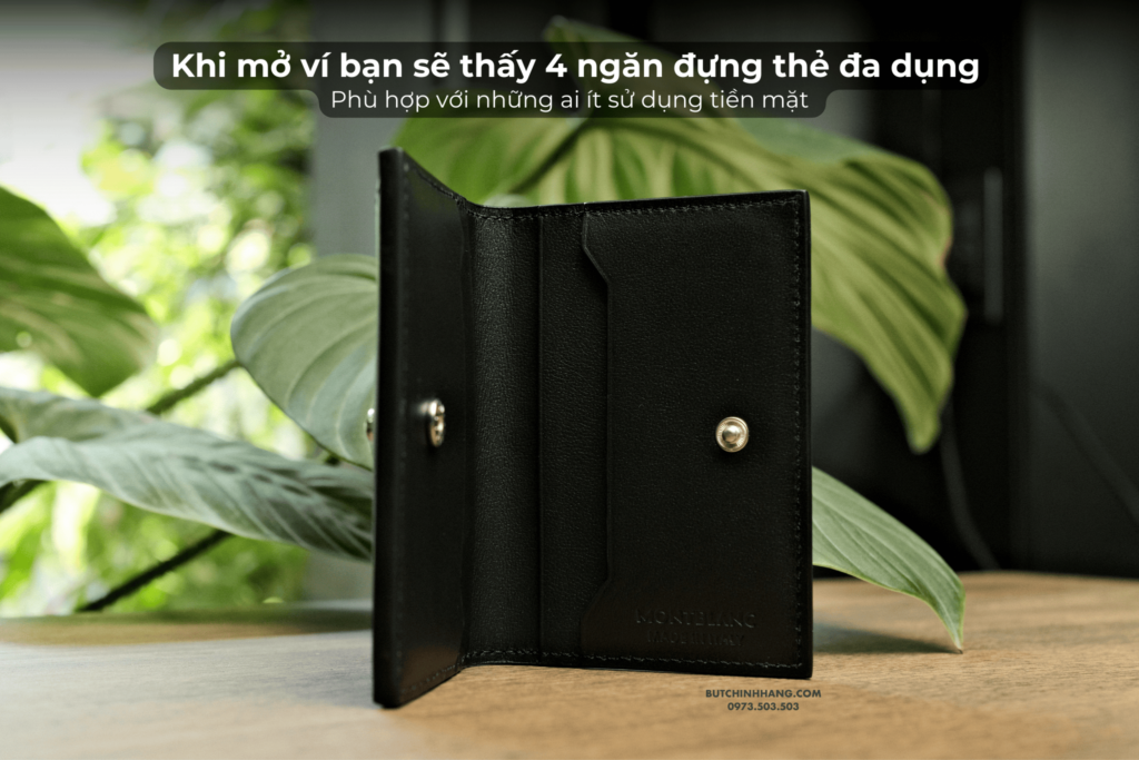 Chiếc ví Montblanc Meistertsuck Selection Soft Card Holder 4cc 131255 với màu đen truyền thống của Montblanc - chiec vi montblanc meistertsuck selection soft card holder 4cc 131255 voi mau den truyen thong cua montblanc 1
