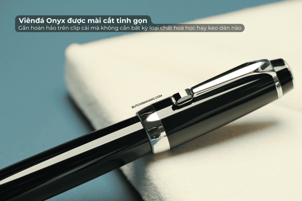 Đá Onyx và chiếc bút Montblanc Boheme Noir 5098 - da onyx va chiec but montblanc boheme noir 5099