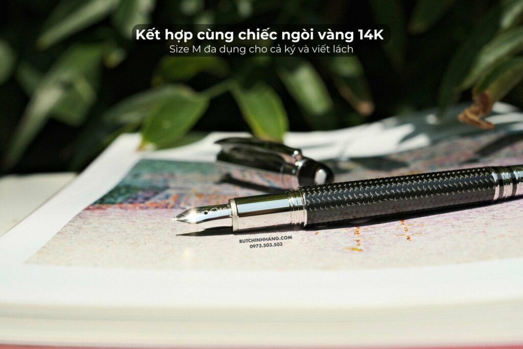 Hàng nghìn sợi carbon đan chéo trên thân bút Montblanc Starwalker Carbon Doué Fountain Pen 109341 - hang nghin soi carbon dan cheo tren than but montblanc starwalker carbon doue fountain pen 109341