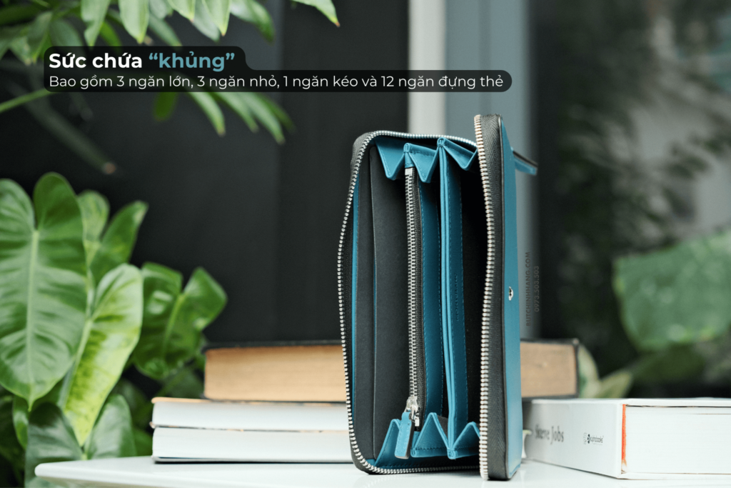 Mẫu ví 12cc thuộc BST Montblanc Selection Soft với màu da xanh ottanio đẹp mắt - mau vi 12cc thuoc bst montblanc selection soft voi mau da xanh ottanio dep mat 1