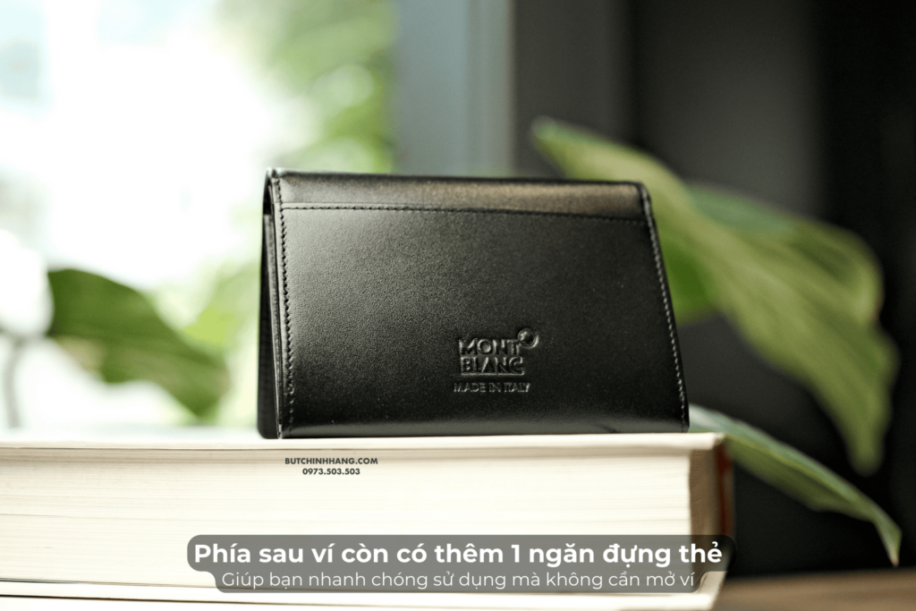 Mẫu ví Card Holder Montblanc Meisterstuck Business with Flap Black 130084 - Thiết kế xu hướng thời trang hiện đại - mau vi card holder montblanc meisterstuck business with flap black 130084 thiet ke xu huong thoi trang hien dai