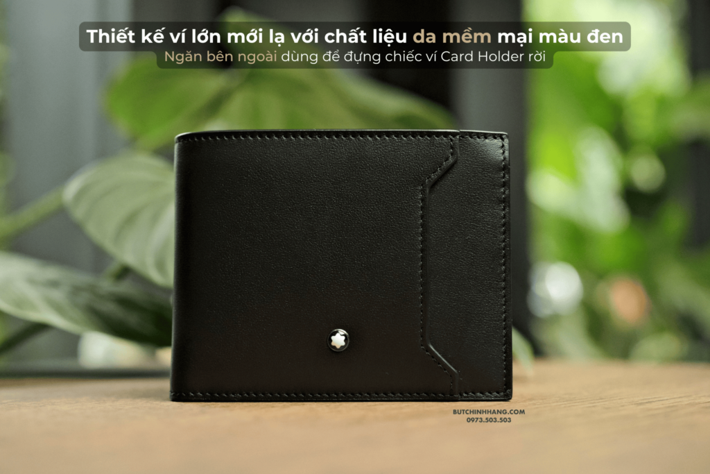 Mua 1 mà được đến 2 - Mẫu ví Montblanc Meisterstuck Selection Soft 131250 cùng chiếc Card Holder có thể tách rời - mua 1 ma duoc den 2 mau vi montblanc meisterstuck selection soft 131250 cung chiec card holder co the tach roi 3