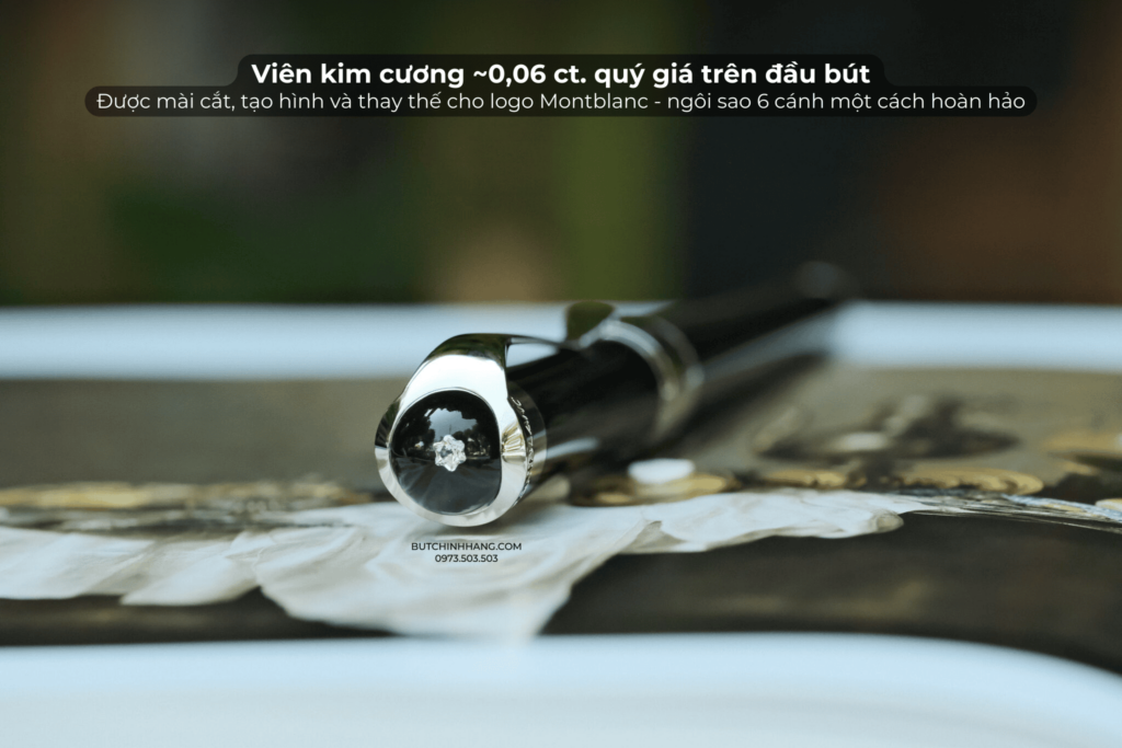 Ngôi sao Montblanc - Mẫu bút Etoile de Montblanc Diamond 103378 cùng viên kim cương quý giá - ngoi sao montblanc mau but etoile de montblanc diamond 103378 cung vien kim cuong quy gia 1