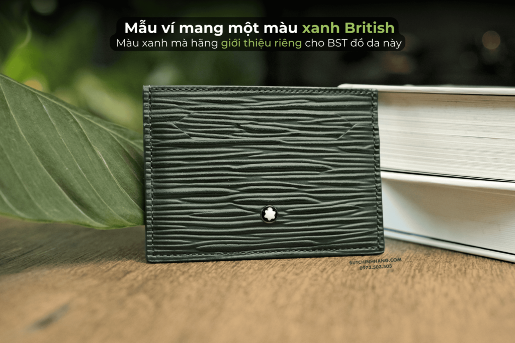 Small, slim and minimalist - Montblanc Meisterstuck 4810 Card Holder 5cc British Green 130938 - small, slim and minimalist - Montblanc Meisterstuck 4810 Card Holder 5cc British Green 130939