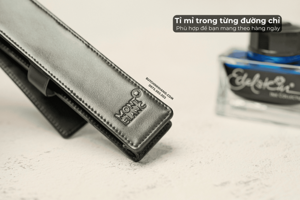 Phiên bản bao da Montblanc Meisterstuck - Hàng trưng bày nhưng vẫn còn rất đẹp - phien ban bao da montblanc meisterstuck hang trung bay nhung van con rat dep