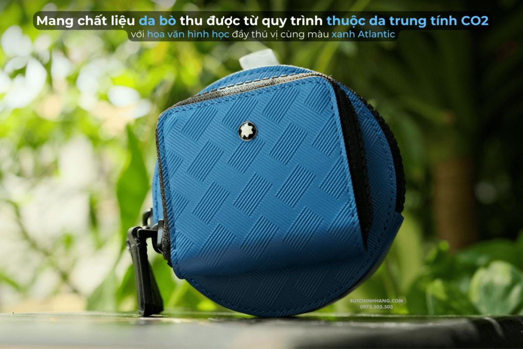 Thiết kế tròn mới lạ của mẫu ví Montblanc Extreme 3.0 Round Case with Pocket Atlantic Blue 130243 - thiet ke tron moi la cua mau vi montblanc extreme 3.0 round case with pocket atlantic blue 130245