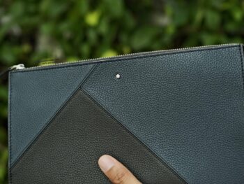 Túi clutch Montblanc Meisterstuck Soft Grain Geometry Clutch 128511 - tui clutch montblanc meisterstuck soft grain geometry clutch 128512
