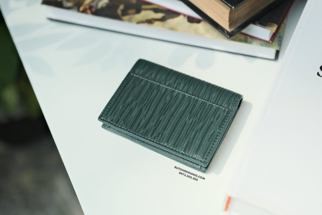 Ví đựng thẻ Montblanc Meisterstuck 4810 Card Holder 4cc British Green 130937 - vi dung the montblanc meisterstuck 4810 card holder 4cc british green 130937