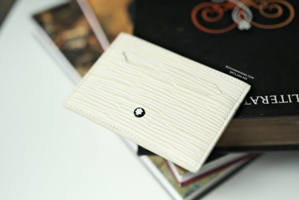 Ví đựng thẻ Montblanc Meisterstuck 4810 Card Holder 5cc Ivory 130943 - vi dung the montblanc meisterstuck 4810 card holder 5cc ivory 130945