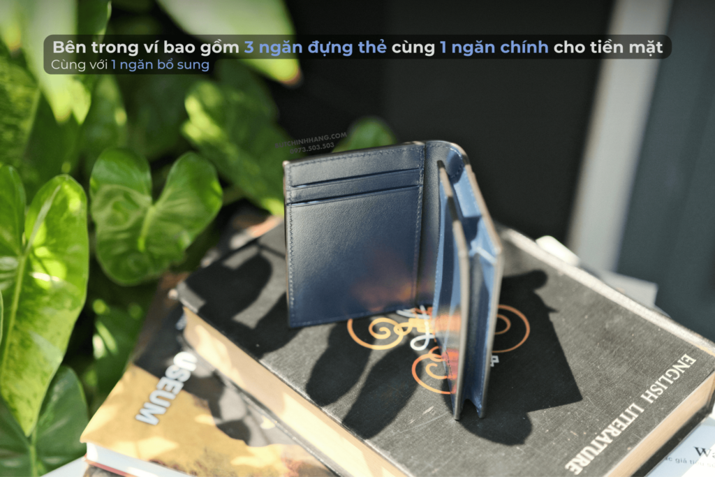 Ví Montblanc Meisterstuck Card Holder 4cc Ink Blue 131693 - Thiết kế hiện đại cùng chất liệu da cao cấp - vi montblanc meisterstuck card holder 4cc ink blue 131693 thiet ke hien dai cung chat lieu da cao cap 1