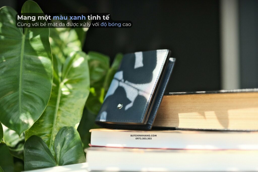 Ví Montblanc Meisterstuck Card Holder 4cc Ink Blue 131693 - Thiết kế hiện đại cùng chất liệu da cao cấp - vi montblanc meisterstuck card holder 4cc ink blue 131693 thiet ke hien dai cung chat lieu da cao cap