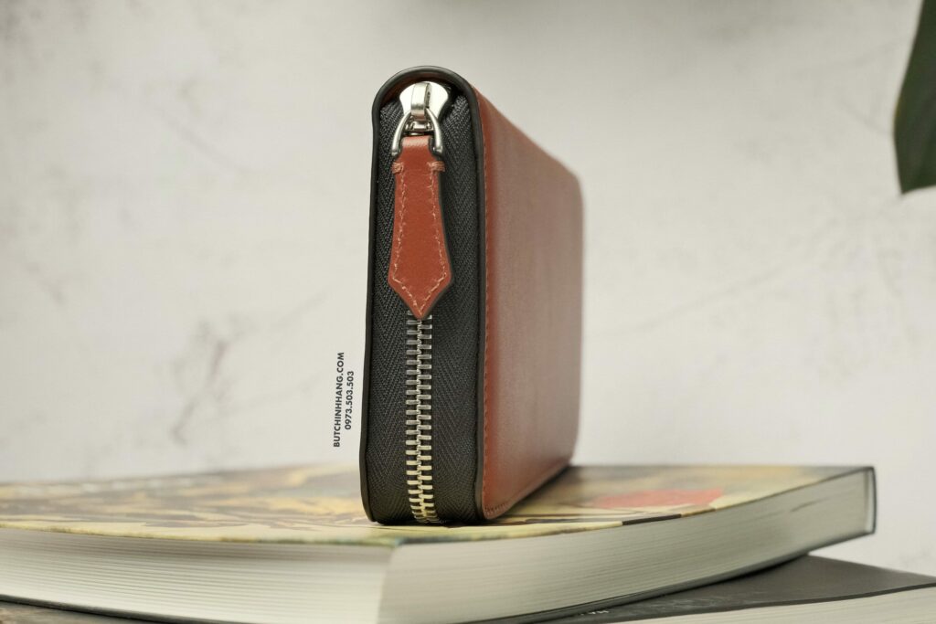 Ví tiền đa năng Montblanc Meistertsuck Selection Soft Wallet 12cc Zip Around Light Brick 131253 - vi tien da nang montblanc meistertsuck selection soft wallet 12cc zip around light brick 131254