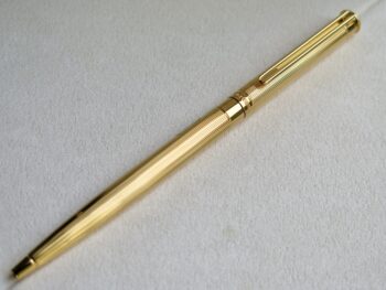 Bút Montblanc Noblesse Gold plated Ballpoint Pen 18210 Bút Ký Quà Tặng Bút Bi Xoay