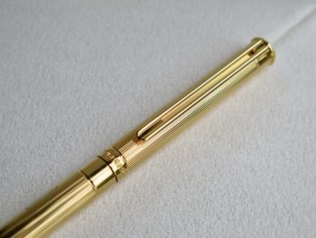 Bút Montblanc Noblesse Gold plated Ballpoint Pen 18210 Bút Ký Quà Tặng Bút Bi Xoay 2