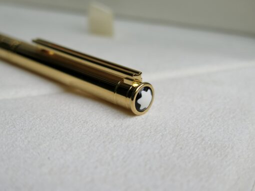 Bút Montblanc Noblesse Gold plated Ballpoint Pen 18210 Montblanc Noblesse Bút Bi Xoay 5