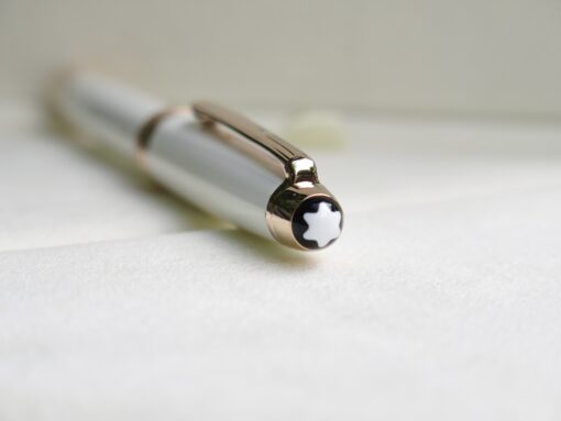 Bút Montblanc Meisterstuck White Solitaire Red Gold Classique Rollerball Pen 113324 Sắp có hàng Bút Bi Nước 6