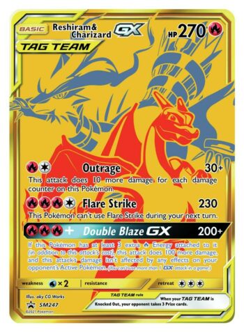 Hộp thẻ bài Pokemon TCG – Reshiram and Charizard GX Tag Team Premium Collection Đồ Chơi Thẻ bài Pokemon TCG 2