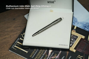 Lớp mạ ruthenium trên toàn thân bút Starwalker Midnight Metal - 11 2