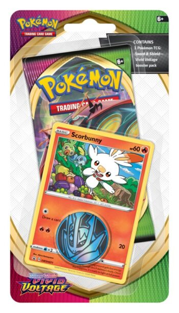 Vỉ 1 gói thẻ bài Pokemon TCG – Vivid Voltage (Scorbunny) Đồ Chơi Thẻ bài Pokemon TCG