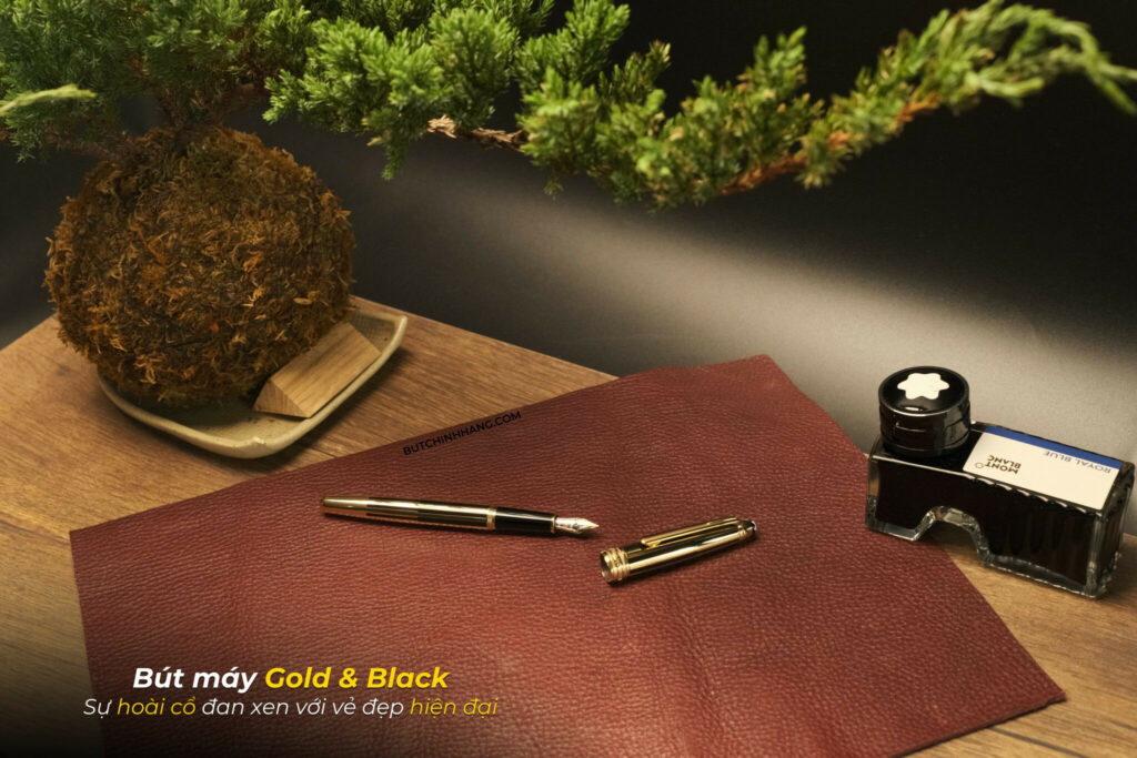 Bút máy Meisterstuck Solitaire Gold & Black - Món quà đỉnh cao để tặng cho sếp và khách hàng - 5 6