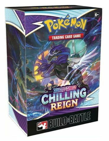 Hộp 4 gói thẻ bài Pokemon TCG – Sword and Shield: Chilling Reign – Build & Battle Đồ Chơi Thẻ bài Pokemon TCG