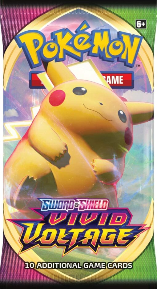 Gói bài Pokemon TCG – Sword and Shield Vivid Voltage (1 gói) Đồ Chơi Thẻ bài Pokemon TCG 5