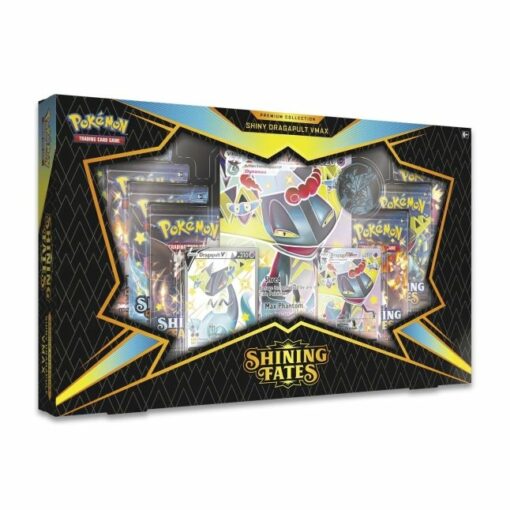 Hộp 7 gói Pokemon TCG Shining Fates Premium Collection Shiny Dragapult Vmax Đồ Chơi Thẻ bài Pokemon TCG