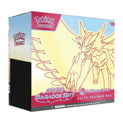 Hộp Pokemon TCG ETB : Scarlet and Violet Paradox Rift Phiên bản Pokemon Center ( Roaring Moon) Đồ Chơi Thẻ bài Pokemon TCG