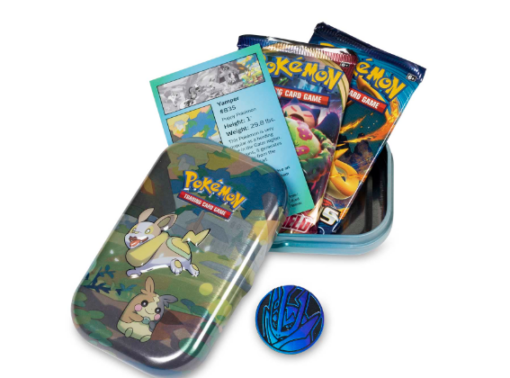 Hộp thiếc 2 gói thẻ bài Pokémon TCG: Galar Pals Mini Tin kèm coin ( Ponyta) Đồ Chơi Thẻ bài Pokemon TCG 3