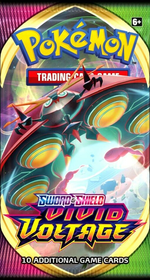 Gói bài Pokemon TCG – Sword and Shield Vivid Voltage (1 gói) Đồ Chơi Thẻ bài Pokemon TCG 6