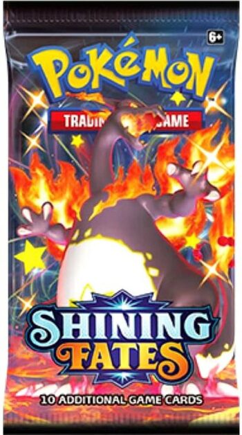 Gói thẻ bài Pokémon TCG - Shining Fates (1 gói) - goi the bai pokemon tcg shining fates 1 goi 4