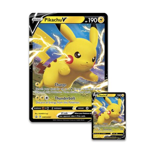 Hộp 4 gói thẻ bài Pokemon TCG Shining Fates Pikachu V - Hình ảnh 3