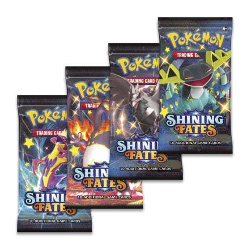 Hộp 4 gói thẻ bài Pokemon TCG Shining Fates Pikachu V - Hình ảnh 2