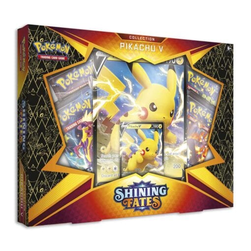 Hộp 4 gói thẻ bài Pokemon TCG Shining Fates Pikachu V