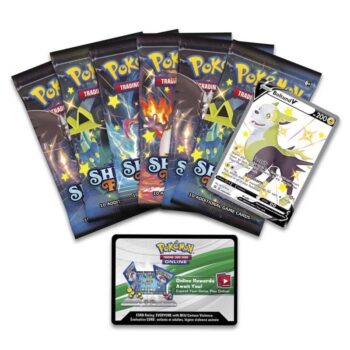 Hộp 6 gói thẻ bài Pokemon TCG Shining Fates kèm thẻ Promo Boltund V Shiny - hop 6 goi the bai pokemon tcg shining fates kem the promo boltund v shiny 1