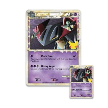 Hộp thẻ bài Pokemon TCG - 25th Celebrations Collection Dragapult Prime - hop the bai pokemon tcg 25th celebrations collection dragapult prime 5