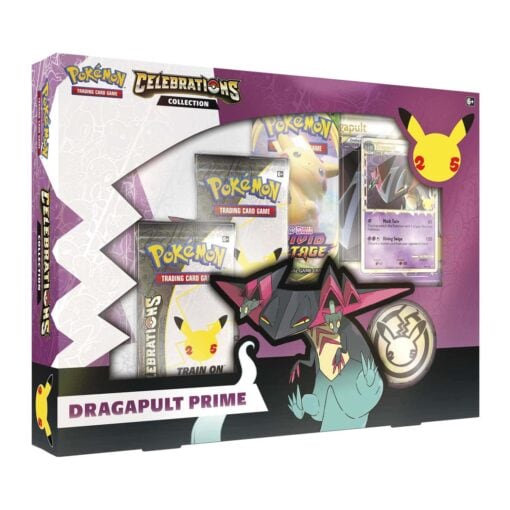 Hộp thẻ bài Pokemon TCG - 25th Celebrations Collection Dragapult Prime