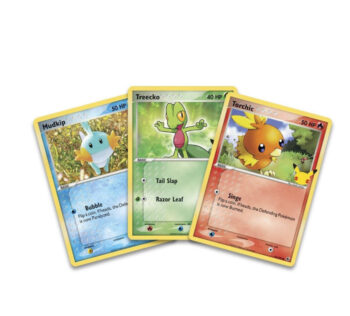 Set 2 gói bài Pokemon TCG: First Partner Pack: Hoenn Pokemon TCG 2