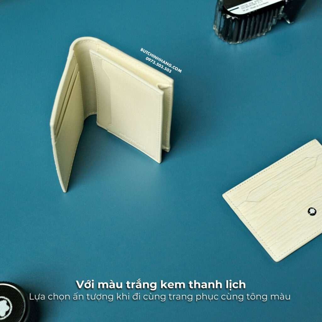 Những chiếc ví nhỏ gọn mang màu trắng tinh khiết của BST đồ da 4810 - nhung chiec vi nho gon mang mau trang tinh khiet cua bst do da 4810