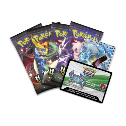 Hộp thiếc 4 gói thẻ bài Pokémon TCG: Hidden Fates Tin (Gyarados GX) Đồ Chơi Thẻ bài Pokemon TCG 2