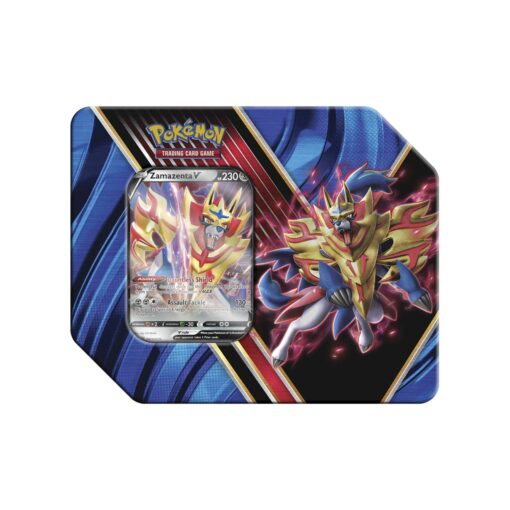 Hộp thiếc 5 gói bài Pokemon TCG: Zamazenta V Đồ Chơi Thẻ bài Pokemon TCG