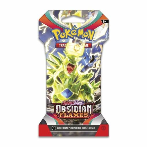 Gói thẻ bài ( Sleeved Pack) Pokemon TCG: Scarlet and Violet Obsidian Flames( 1 gói) Đồ Chơi Thẻ bài Pokemon TCG 3