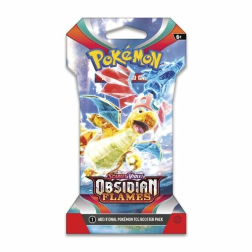 Gói thẻ bài ( Sleeved Pack) Pokemon TCG: Scarlet and Violet Obsidian Flames( 1 gói) Đồ Chơi Thẻ bài Pokemon TCG 4