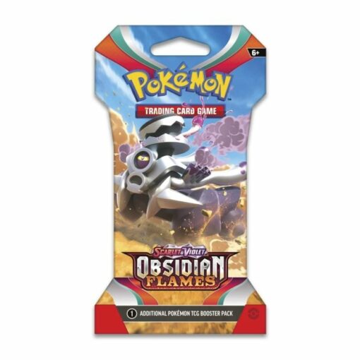 Gói thẻ bài ( Sleeved Pack) Pokemon TCG: Scarlet and Violet Obsidian Flames( 1 gói) Đồ Chơi Thẻ bài Pokemon TCG 5