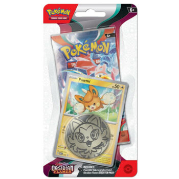 Vỉ 1 gói thẻ bài Pokemon TCG – Scarlet and Violet Obsidian Flames ( Pawmi) Đồ Chơi Thẻ bài Pokemon TCG