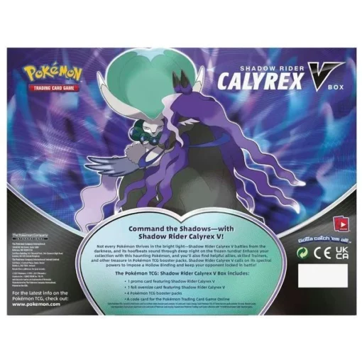 Hộp 4 gói bài Pokemon TCG – Shadow Rider Calyrex V Đồ Chơi Thẻ bài Pokemon TCG 2