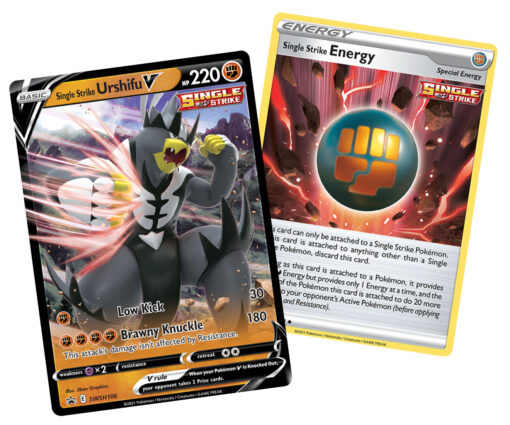 Single Strike Urshifu V box Đồ Chơi Thẻ bài Pokemon TCG 3