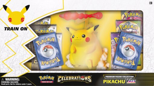 Hộp Pokemon TCG – Premium Figure Collection Pikachu Vmax – Celebrations Đồ Chơi Thẻ bài Pokemon TCG