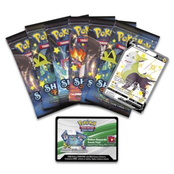 Hộp 6 gói thẻ bài Pokemon TCG Shining Fates kèm thẻ Promo Boltund V Shiny Đồ Chơi Thẻ bài Pokemon TCG 2